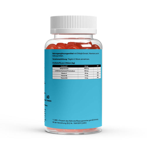 aura™ Shilajit Gummies – Natürliche Energie, Fokus & Vitalität in 2 leckeren Gummies | 60Stk.