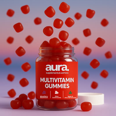aura™ Multivitamin Gummies – Energie, Immunstärke & Schönheit in 2 Gummies | 60Stk.