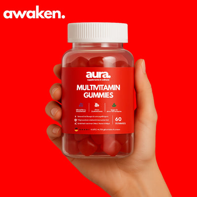 aura™ Multivitamin Gummies – Energie, Immunstärke & Schönheit in 2 Gummies | 60Stk.